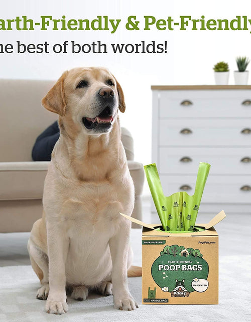 Load image into Gallery viewer, Pogi&#39;S Dog Poop Bags with Handles Bulk - 900 Unscented Doggy Poop Bags with Easy-Tie Handles - Leak-Proof, Ultra Thick Poop Bags for Dogs, Cat Poop Bags
