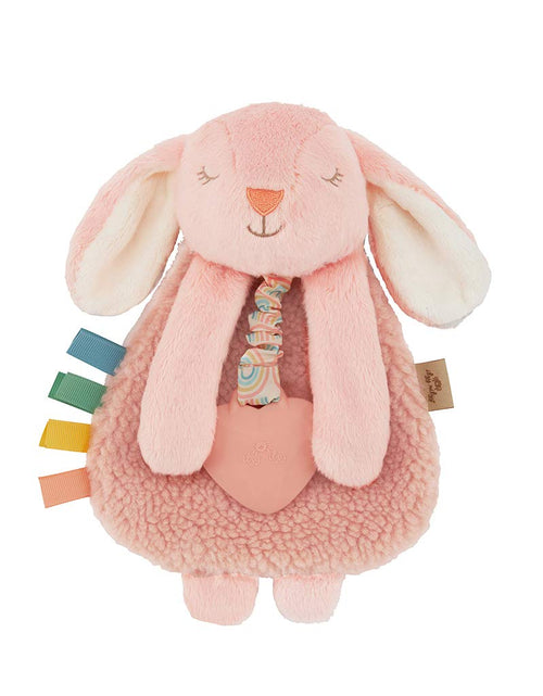 Load image into Gallery viewer, - Itzy Lovey Including Teether, Textured Ribbons &amp; Dangle Arms; Features Crinkle Sound, Sherpa Fabric and Minky Plush; Bunny
