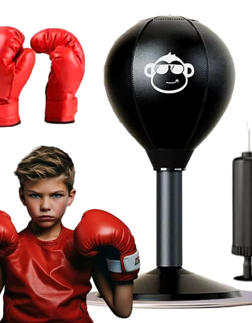 Load image into Gallery viewer, Punching Bag Desktop Punching Bag Stress Buster with Suction Cup Desk Table Boxing Punch Ball Suction Cup Reduce Tension Toys
