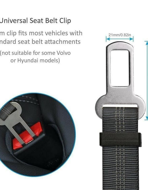 Load image into Gallery viewer, 2 Pack Cat DOG PET Safety Seatbelt Car Vehicle Seat Belt Adjustable Harness Lead
