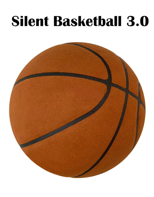 Load image into Gallery viewer, Silent Basketball Size 7 (29.5&quot;)/5# Dribbling Indoor Grooved Airless Foam Basketball Quiet Dribbling Indoor Training Silent Ball
