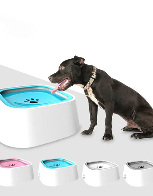 Load image into Gallery viewer, 1.5L Dog Drinking Water Bowls Floating Non-Wetting Mouth Cat Slow Anti-Overflow Water Feeding Dispenser Large Capacity
