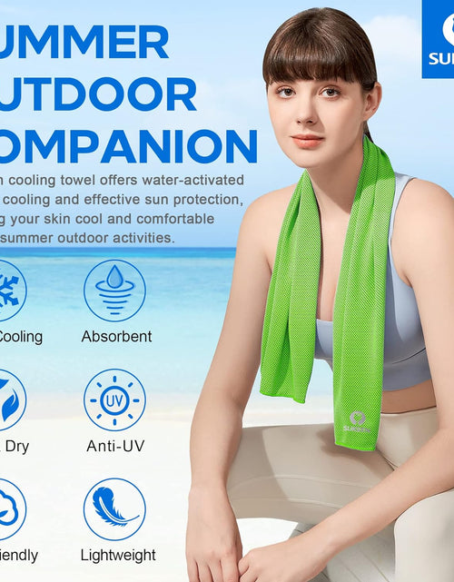 Load image into Gallery viewer, [4 Pack] Cooling Towel (40&quot;X12&quot;),Ice Towel,Soft Breathable Cool Towel,Microfiber Towel for Yoga,Sport,Running,Gym,Workout,Camping,Fitness,Workout &amp; More Activities
